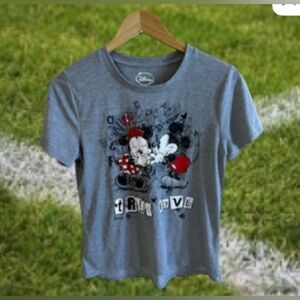 True love Disney tshirt women teen XL 11/13 short sleeve True Love Mickey Minnie